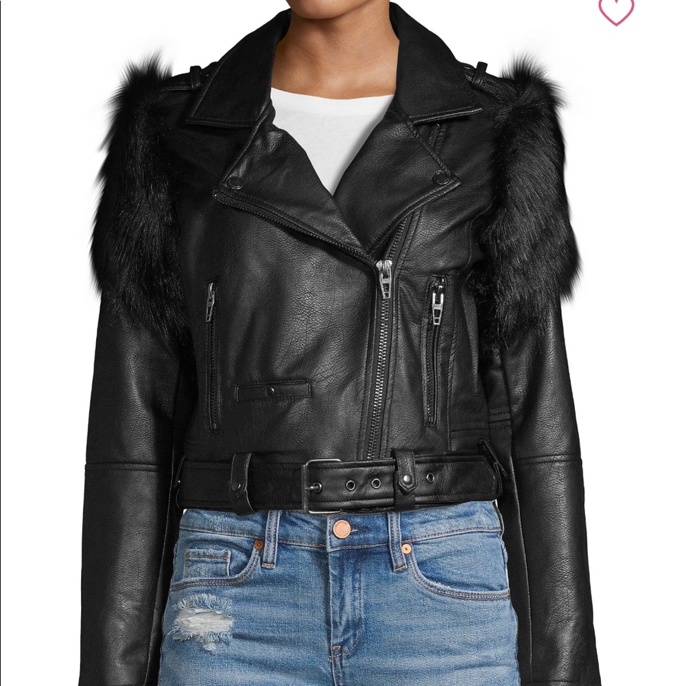 Blank NYC Faux Leather Jacket - Size S, NWT